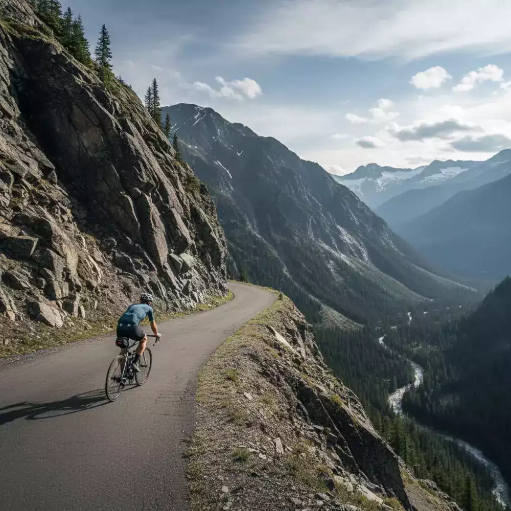 Ciclisti esperti che sfidano le impegnative salite montane del percorso lungo da centosessanta chilometri, dimostrando forza fisica e determinazione mentre conquistano le vette dell'Appennino laziale